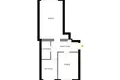 Appartement 2 chambres 50 m² Varsovie, Pologne