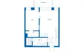 Квартира 2 комнаты 44 м² Vaasa sub region, Финляндия