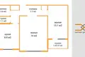 Квартира 2 комнаты 52 м² Минск, Беларусь