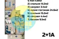 Apartamento 3 habitaciones 104 m² Mezitli, Turquía