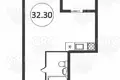 Appartement 1 chambre 32 m² Evenkiysky Rayon, Russie