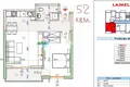 Mieszkanie 2 pokoi 61 m² Rafailovici, Czarnogóra