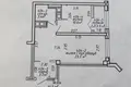 1 room apartment 43 m² Minsk, Belarus