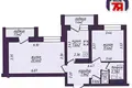 2 room apartment 55 m² Minsk, Belarus