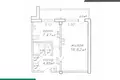 Appartement 1 chambre 33 m² Minsk, Bélarus
