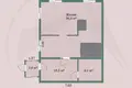 House 53 m² Nieharelski sielski Saviet, Belarus