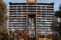 Complexe résidentiel New residence Golf Vista Heights with a swimming pool and lounge areas, Dubai Sports City, Dubai, UAE