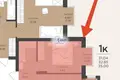 Mieszkanie 33 m² Zielenogradsk, Rosja