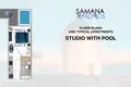 Studio 46 m² Dubai, Vereinigte Arabische Emirate