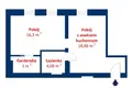 Apartamento 2 habitaciones 42 m² Poznan, Polonia