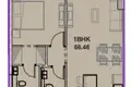 Apartamento 1 habitacion 76 m² Dubái, Emiratos Árabes Unidos