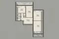 Квартира 3 комнаты 73 м² Минск, Беларусь