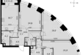 Wohnung 3 zimmer 105 m² Moskau, Russland