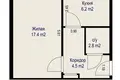 Квартира 1 комната 31 м² Минск, Беларусь