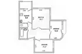Wohnung 3 zimmer 64 m² Muchaviecki sielski Saviet, Belarus