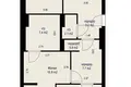 Mieszkanie 3 pokoi 74 m² Mińsk, Białoruś
