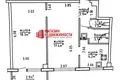 Квартира 2 комнаты 52 м² Гродно, Беларусь