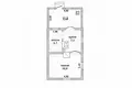 Apartment 29 m² Muchaviecki sielski Saviet, Belarus