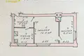 2 room apartment 40 m² Lahojsk, Belarus