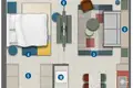 Mieszkanie 1 pokój 58 m² Dubaj, Emiraty Arabskie