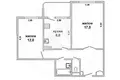 Квартира 2 комнаты 53 м² Мухавецкий сельский Совет, Беларусь