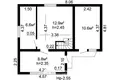 4 room house 72 m² Miazanski sielski Saviet, Belarus