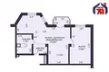 Mieszkanie 2 pokoi 62 m² Mińsk, Białoruś