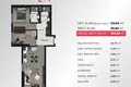 Квартира 3 комнаты 124 м² Bayrakli, Турция