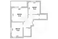 2 room apartment 57 m² Brest, Belarus