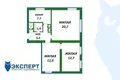 3 room apartment 64 m² Minsk, Belarus