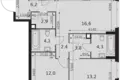 Wohnung 3 zimmer 74 m² Moskau, Russland