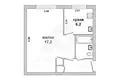 Квартира 1 комната 30 м² Брест, Беларусь