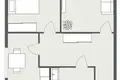Mieszkanie 2 pokoi 52 m² Pyktiske, Litwa