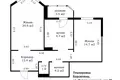Appartement 2 chambres 64 m² Barawliany, Bélarus