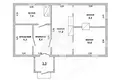 Haus 51 m² Lyscycki sielski Saviet, Belarus