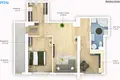 3 room apartment 68 m² Lentvaris, Lithuania