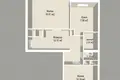 Apartamento 2 habitaciones 53 m² Minsk, Belarús