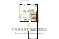 Apartamento 2 habitaciones 48 m² Muchaviecki sielski Saviet, Belarús