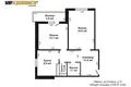 Wohnung 2 zimmer 62 m² Minsk, Belarus
