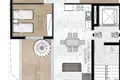 Penthouse 3 pokoi 100 m² Larnaka, Cypr