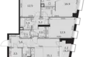 Wohnung 4 zimmer 94 m² Moskau, Russland
