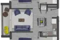 Apartamento 1 habitacion 28 m² Santiago, Chile