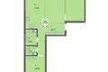Mieszkanie 3 pokoi 81 m² Mińsk, Białoruś