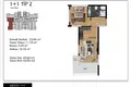 Apartamento 2 habitaciones 58 m² Mezitli, Turquía