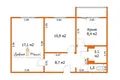 Mieszkanie 2 pokoi 52 m² Dzierżyńsk, Białoruś