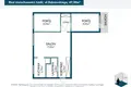 Wohnung 3 zimmer 47 m² Lodz, Polen