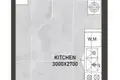 Kawalerka 38 m² Dubaj, Emiraty Arabskie