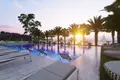 Residential complex Residential complex with swimming pool next to the pier, Mersin, Turkey