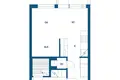 Квартира 1 комната 34 м² Seinajoki sub region, Финляндия