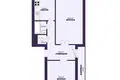 Квартира 2 комнаты 55 м² Слуцк, Беларусь
